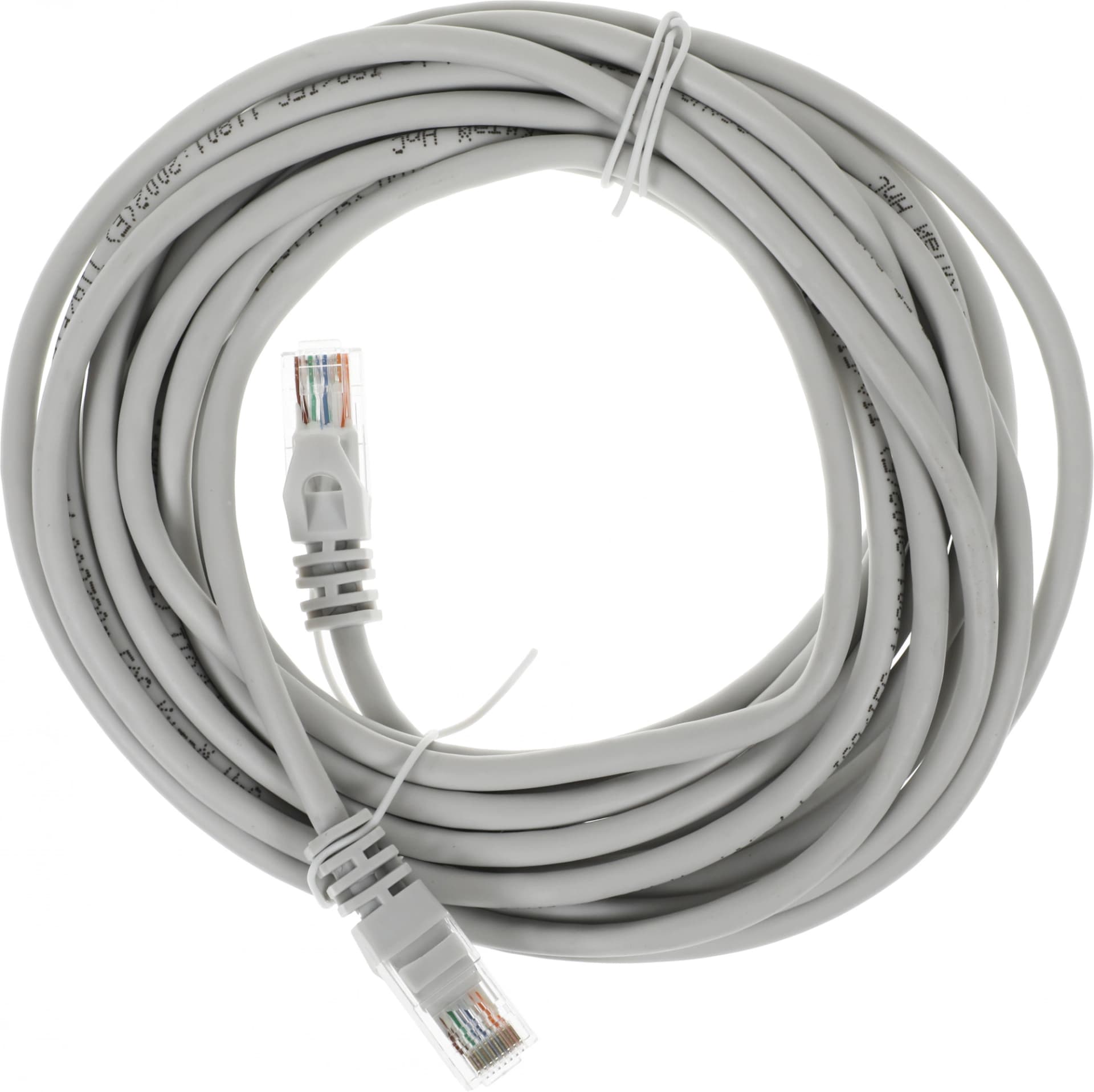 Патч-корд ITK PC01-C5EU-5M-G UTP RJ-45 вил.-вилка RJ-45 кат.5E 5м серый ПВХ (уп.:1шт) - фото 4