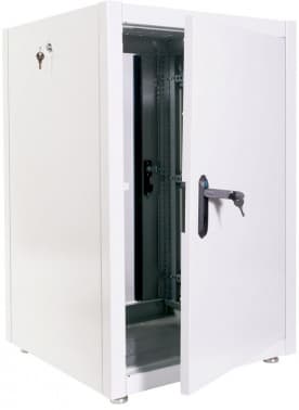 Шкаф коммутационный ЦМО (ШТК-Э-18.6.6-13АА) напольный 18U 598x600мм пер.дв.стекл металл 2 бок.пан. 540кг серый 515мм 43кг 180град. 920мм IP20 - фото 2