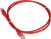 Патч-корд Lanmaster TWT-45-45-0.15-RD RJ-45 вил.-вилка RJ-45 кат.5E 0.15м красный ПВХ (уп.:1шт) - фото 3