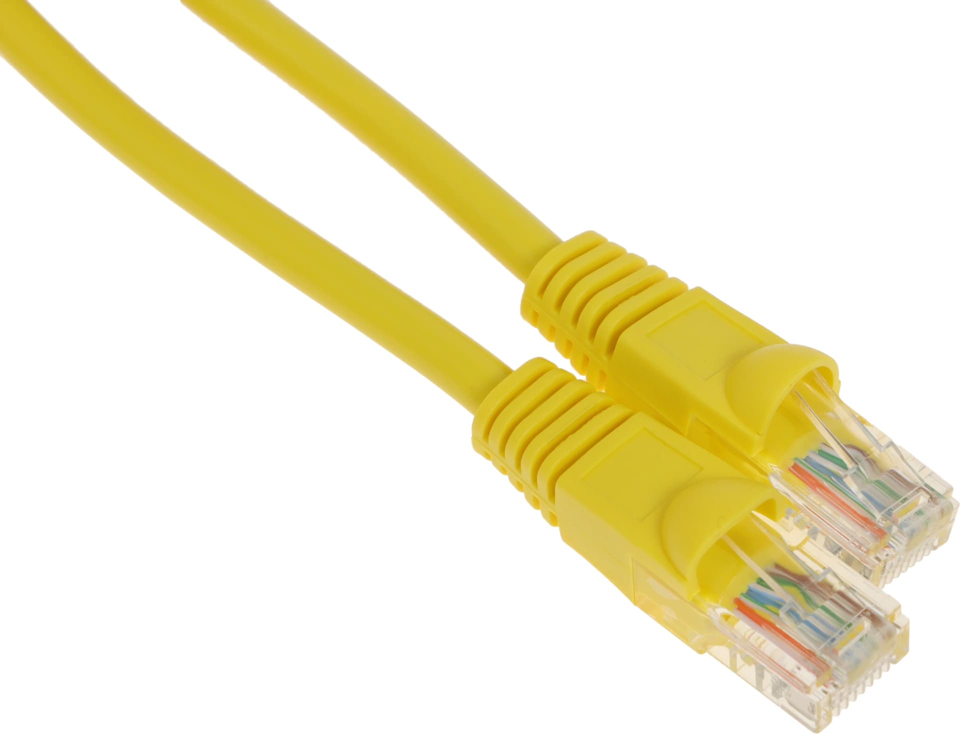 Патч-корд Buro UTP-5E-1M-Y UTP 4 пары cat.5E CCA molded 1м желтый RJ-45 (m)-RJ-45 (m) - фото 4