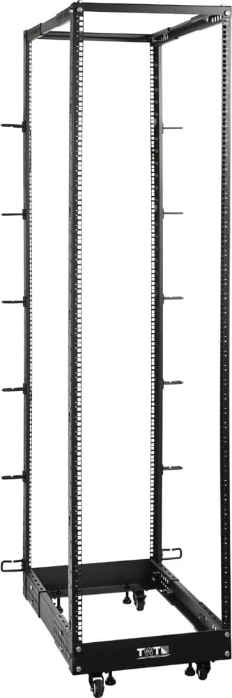 Стойка двухрамная Lanmaster TWT-RACK2-42U-LT-ADJ 42U 600ммX1020мм 360кг черный - фото 3