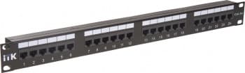 Патч-панель ITK PP24-1UC5EU-D05 19" 1U 24xRJ45 кат.5E UTP - фото 2