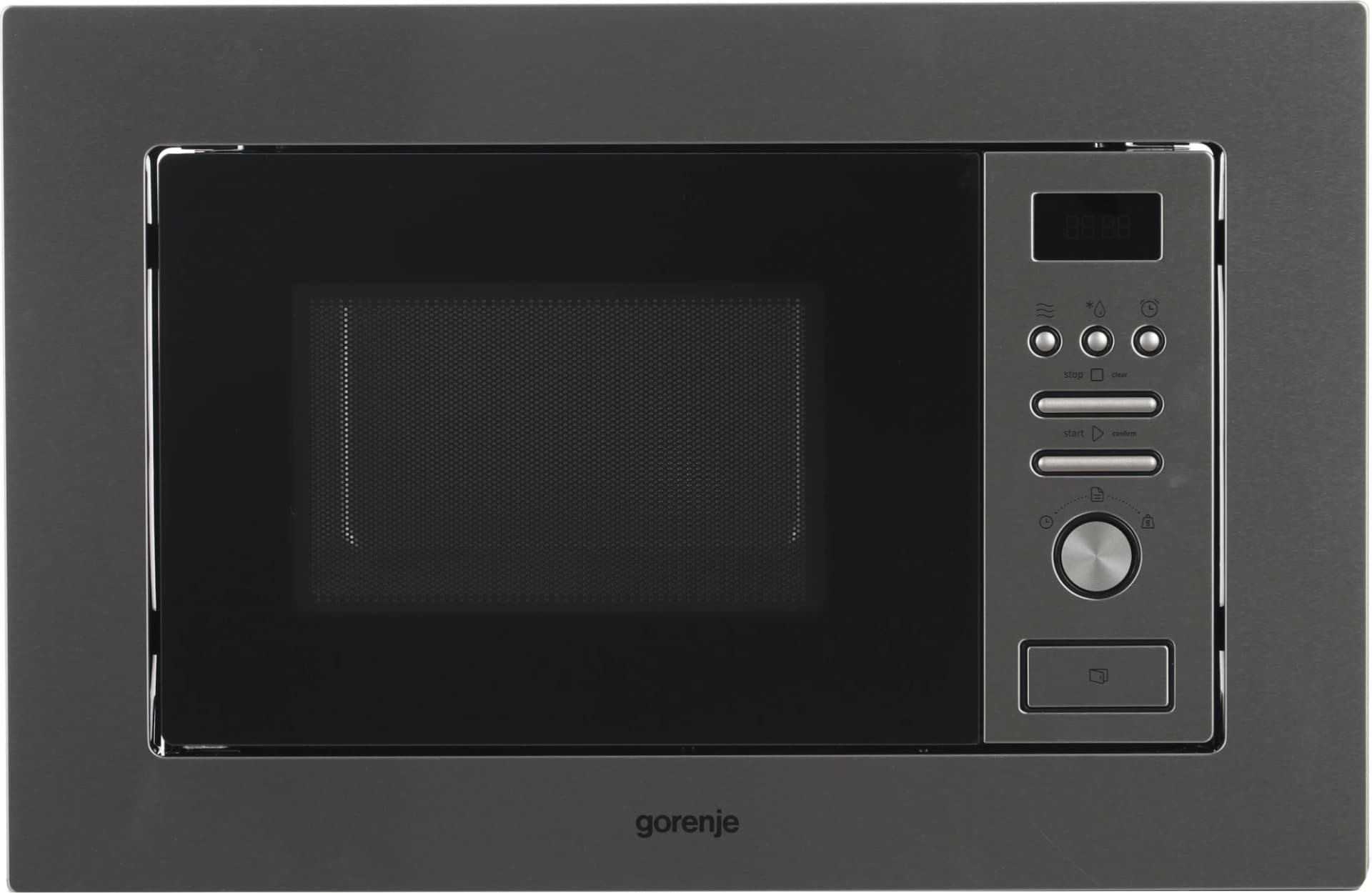Микроволновая печь Gorenje BM201AM1X 20л. 800Вт нержавеющая сталь/черный (встраиваемая) - фото 1