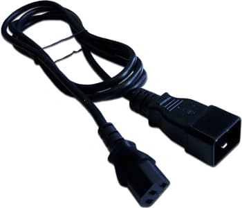 Шнур питания Lanmaster LAN-PP13/20-0.5-BK C13-C20 проводник.:3x0.75мм2 0.5м 220В черный - фото 5