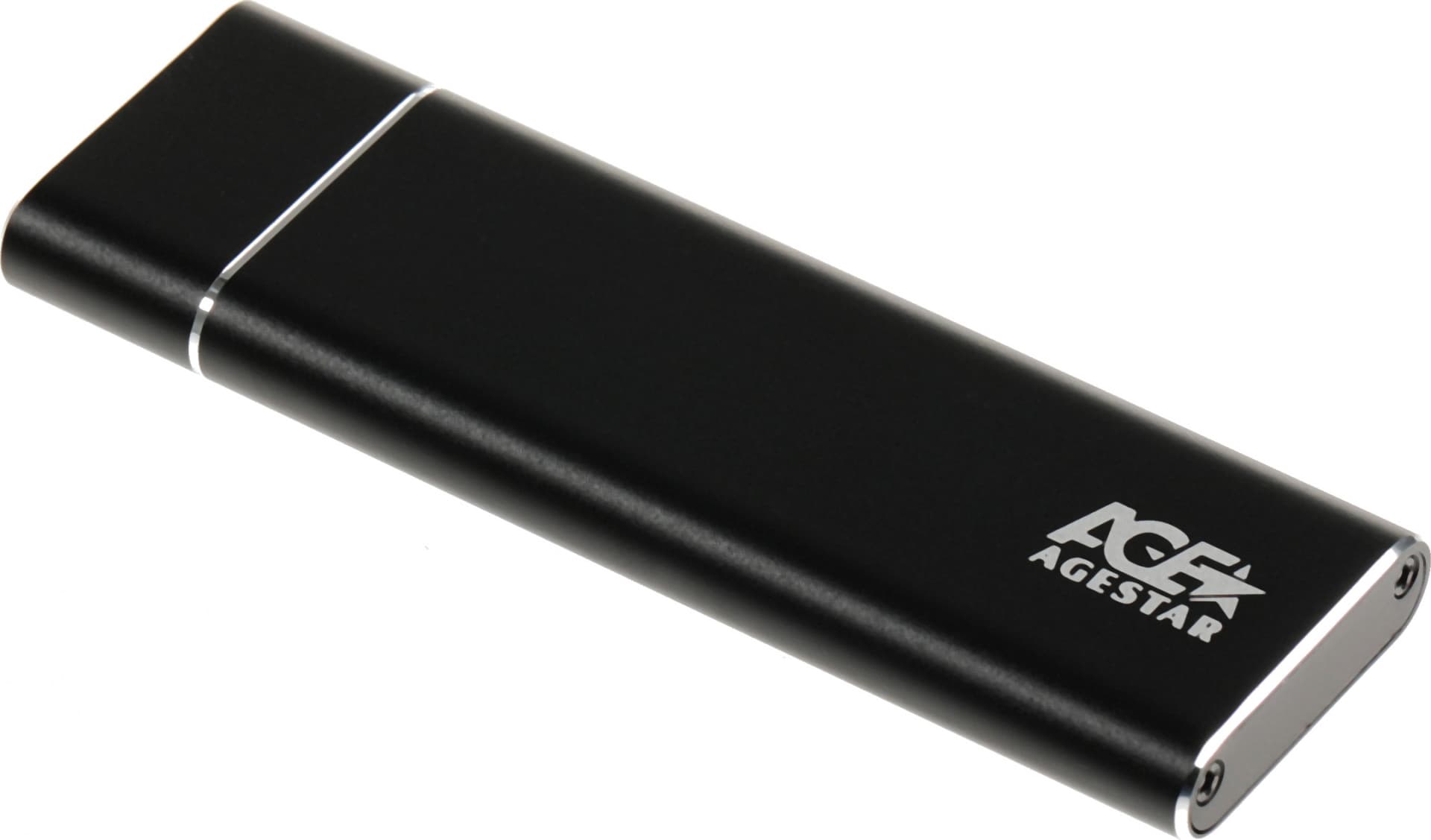 Внешний корпус SSD AgeStar 3UBNF5C SATA III USB 3.0 USB 3.0 Type-С алюминий черный M2 2280 B-key - фото 3