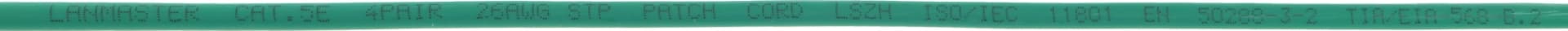 Патч-корд Lanmaster LAN-PC45/S5E-5.0-GN FTP RJ-45 вил.-вилка RJ-45 кат.5E 5м зеленый LSZH (уп.:1шт) - фото 4