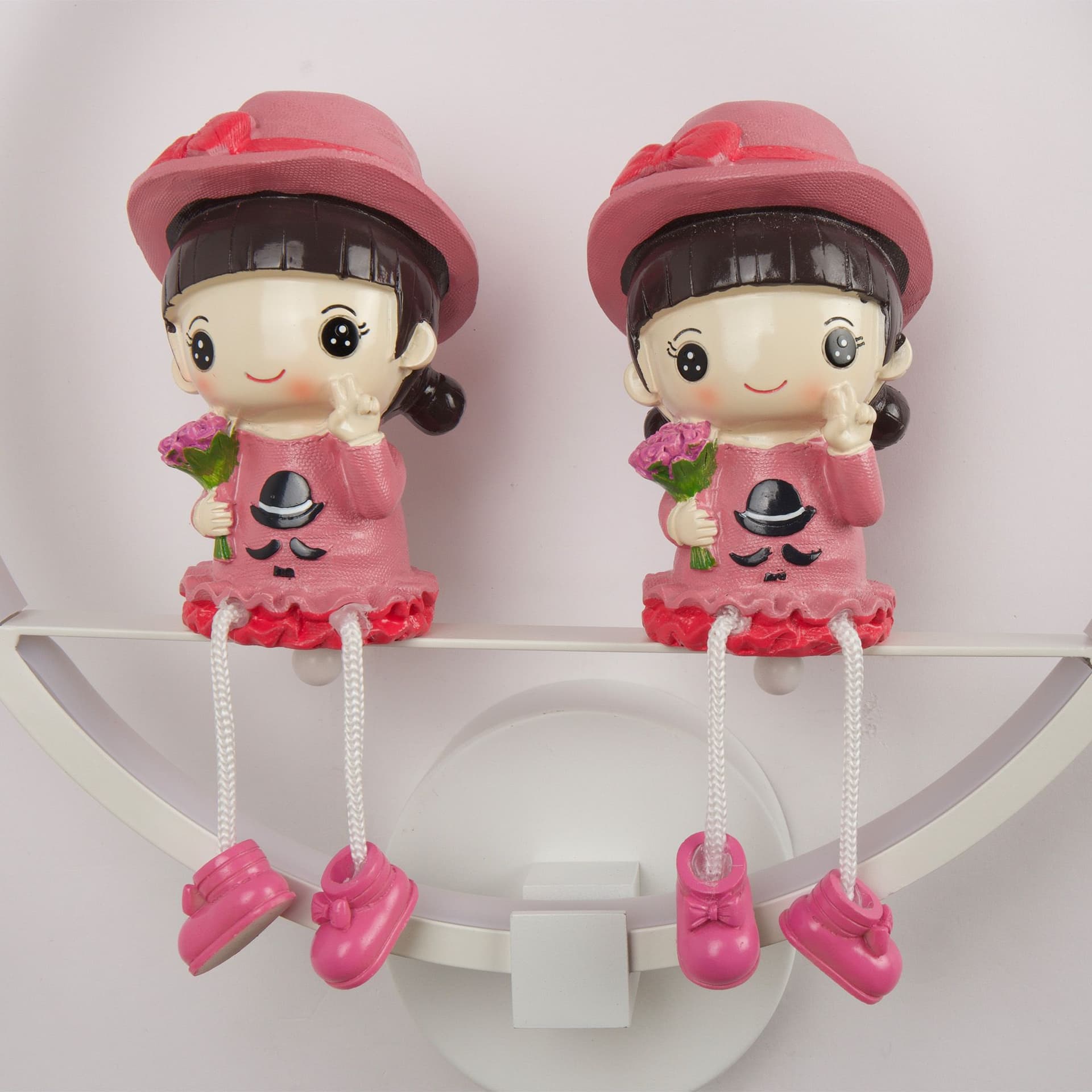 Светильник Hiper Twins H061-1 19Вт 4000K цв.св.:белый нейтральный розовый/белый - фото 5