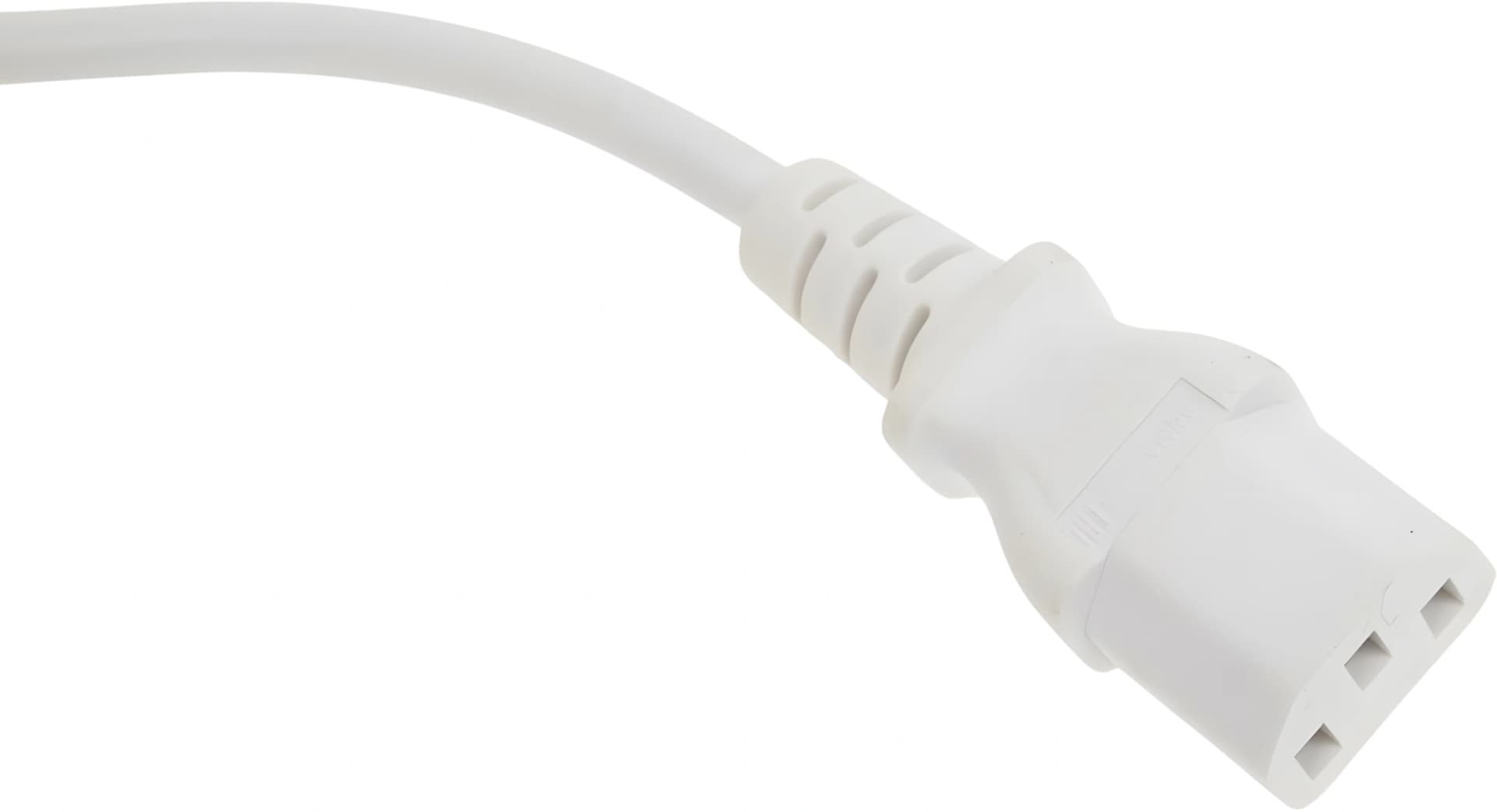 Шнур питания Lanmaster LAN-PP13/14-1.0-WH C13-С14 проводник.:3x0.75мм2 1м 220В 10А белый - фото 4