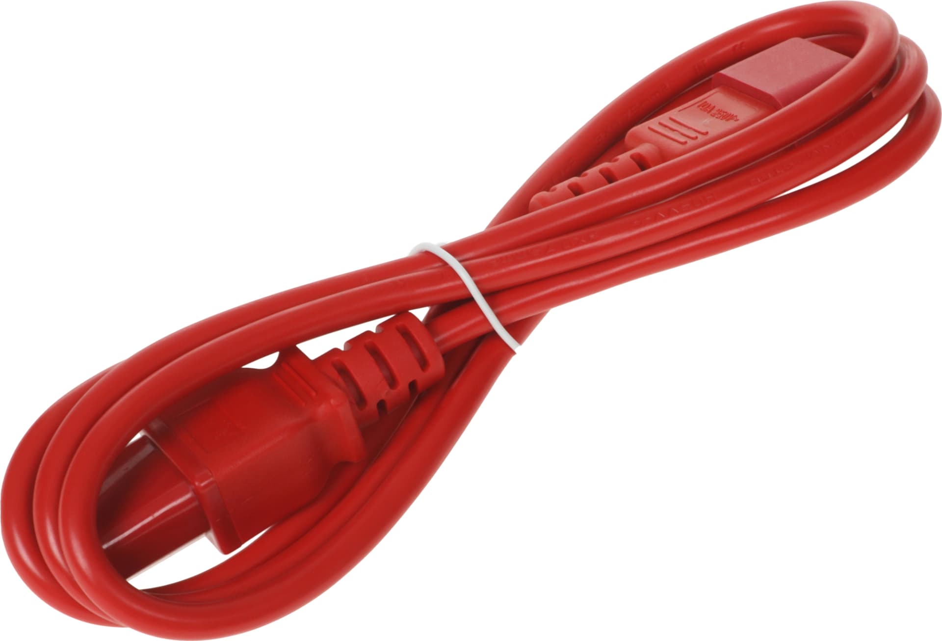 Шнур питания Lanmaster LAN-PP13/14-1.5-RD C13-С14 проводник.:3x0.75мм2 1.5м 220В 10А красный - фото 4