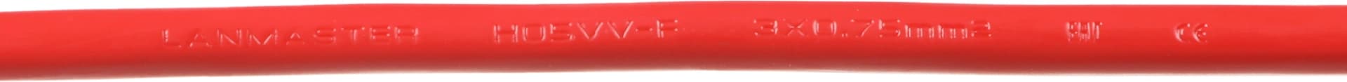 Шнур питания Lanmaster LAN-PP13/14-1.5-RD C13-С14 проводник.:3x0.75мм2 1.5м 220В 10А красный - фото 5