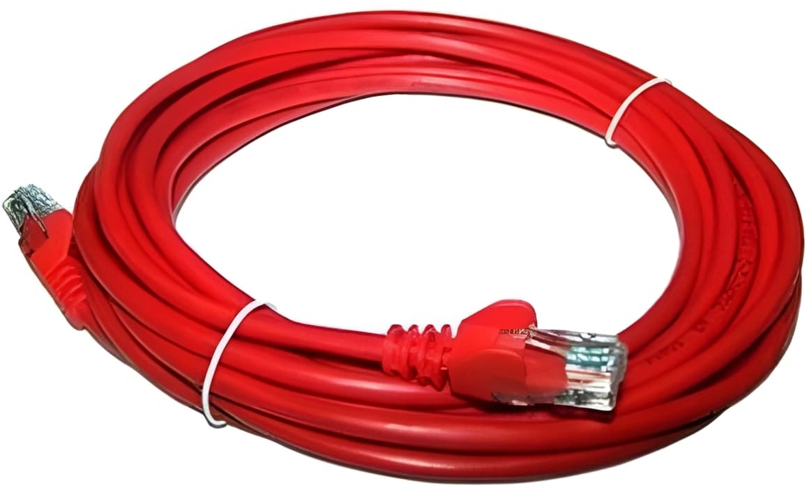 Патч-корд Lanmaster LAN-PC45/U5E-7.0-RD UTP RJ-45 вил.-вилка RJ-45 кат.5E 7м красный LSZH (уп.:1шт) - фото 4