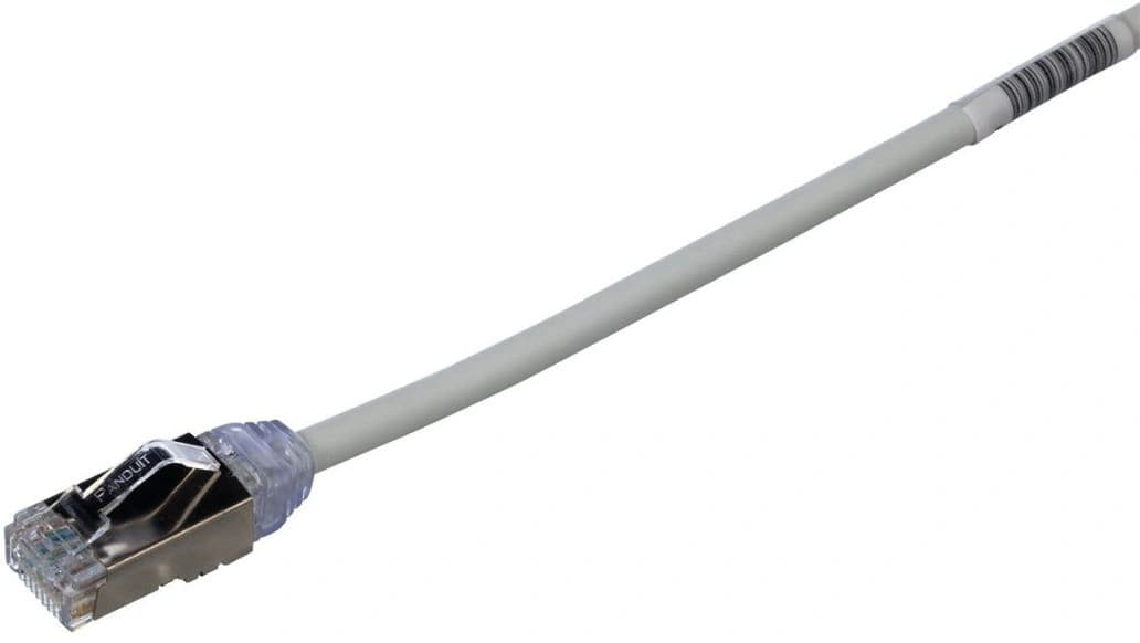 Патч-корд Panduit STP28X7MIG F/UTP RJ-45 вил.-вилка RJ-45 кат.6A 7м серый CM/LSZH - фото 1
