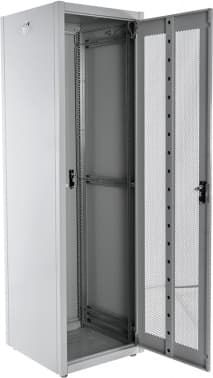 Шкаф коммутационный ЦМО (ШТК-Э-42.8.8-44АА) напольный 42U 800x800мм пер.дв.перфор. задн.дв.перфор. 2 бок.пан. направл.под закл.гайки 710кг серый 715мм 105кг 180град. 1987мм IP20 сталь - фото 5