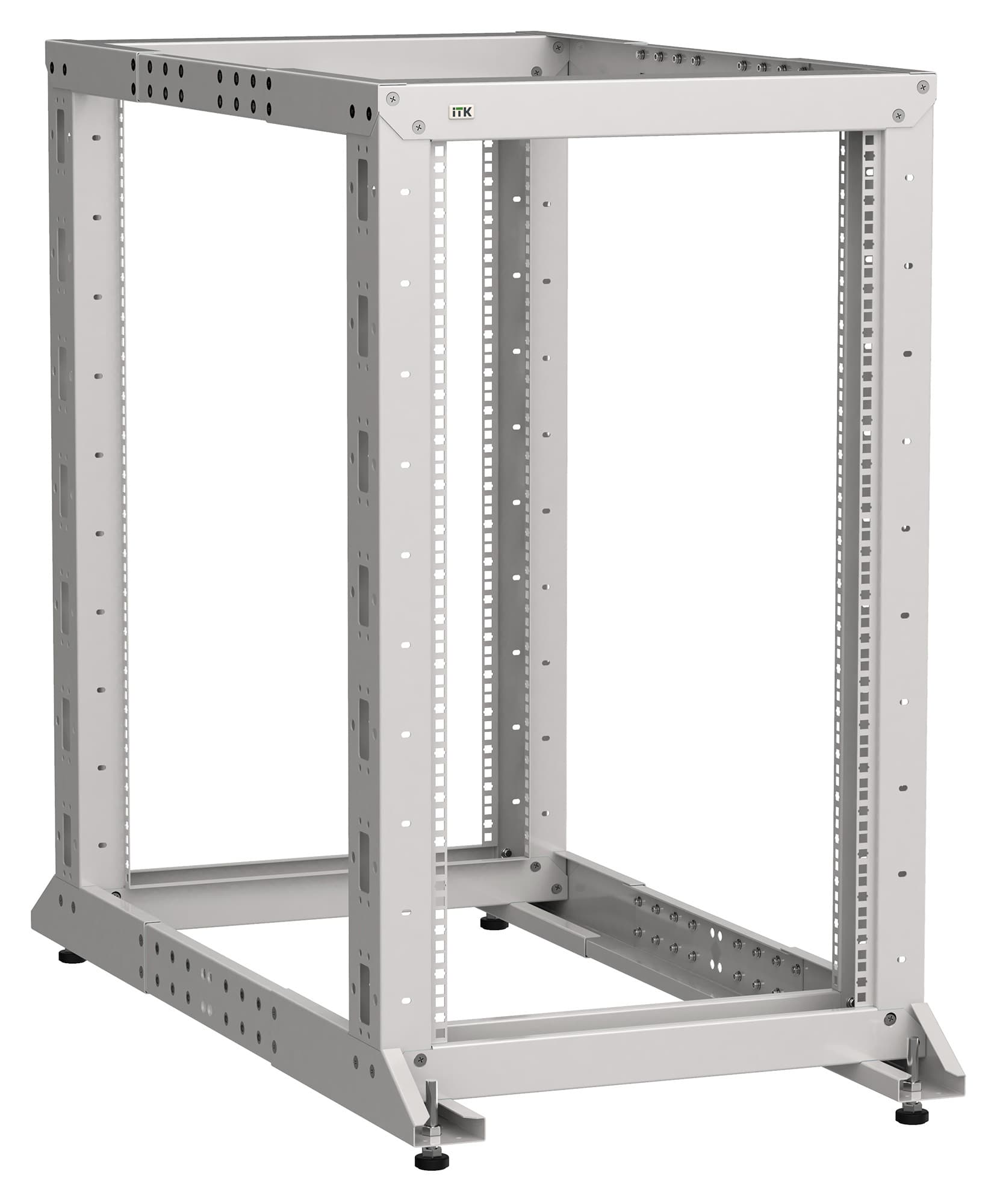 Стойка двухрамная ITK Linea LF35-33U61-2GM 33U 600ммX1000мм 700кг серый - фото 1