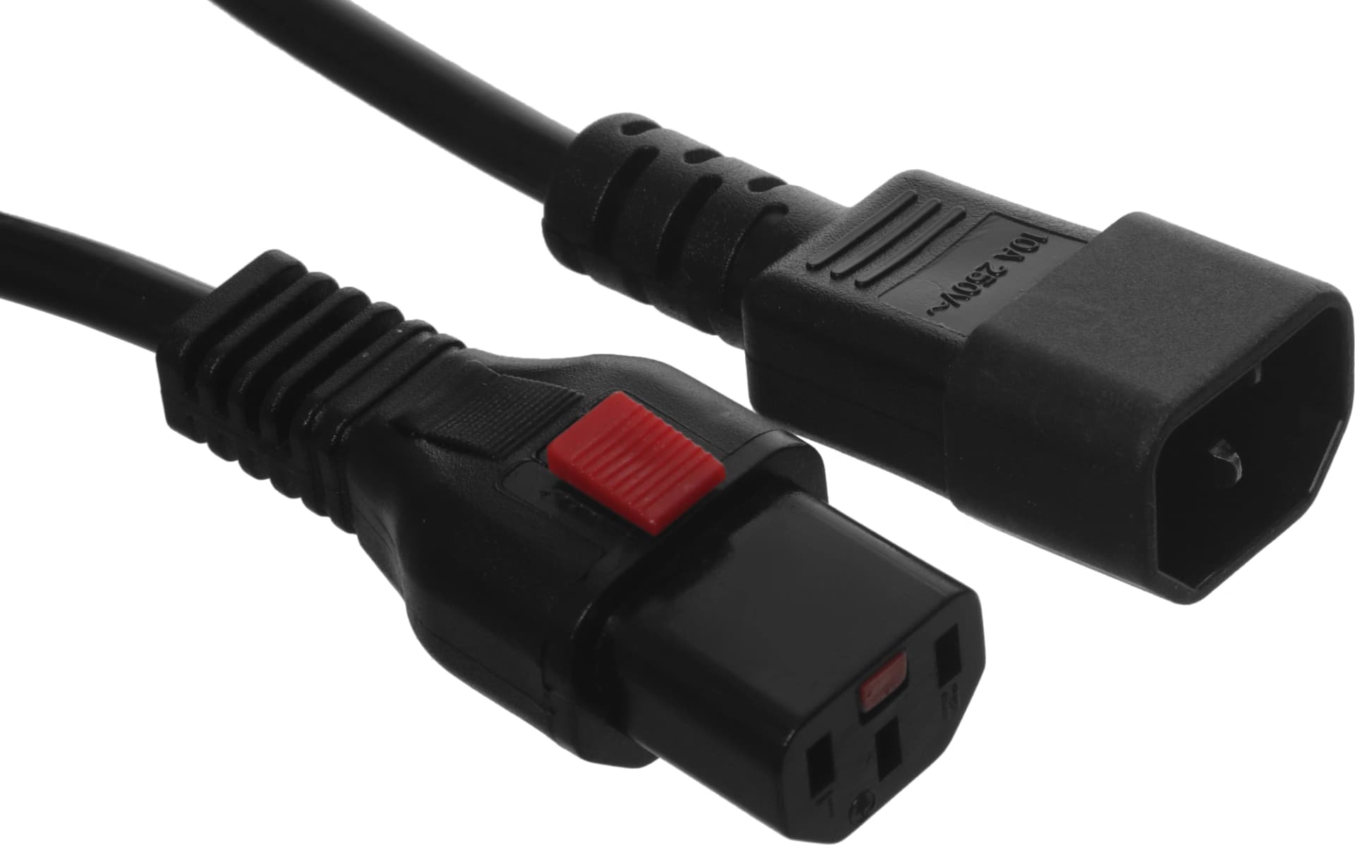 Шнур питания Lanmaster LAN-PP13L/14-2.0-BK C13-С14 проводник.:3x0.75мм2 2м 220В 10А черный - фото 3