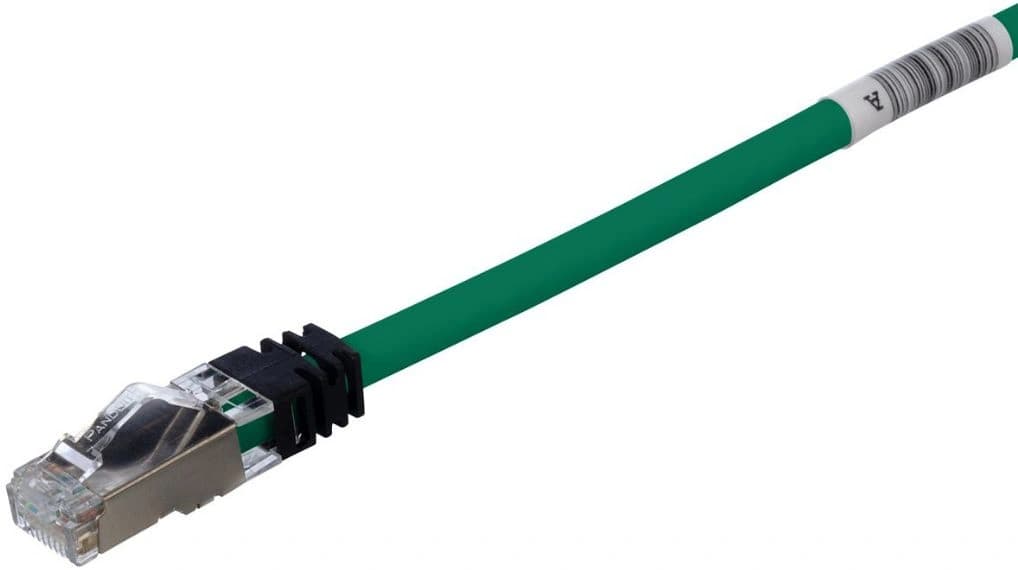 Патч-корд Panduit STP6X6MGR S/FTP RJ-45 вил.-вилка RJ-45 кат.6A 6м зеленый CM/LSZH - фото 1