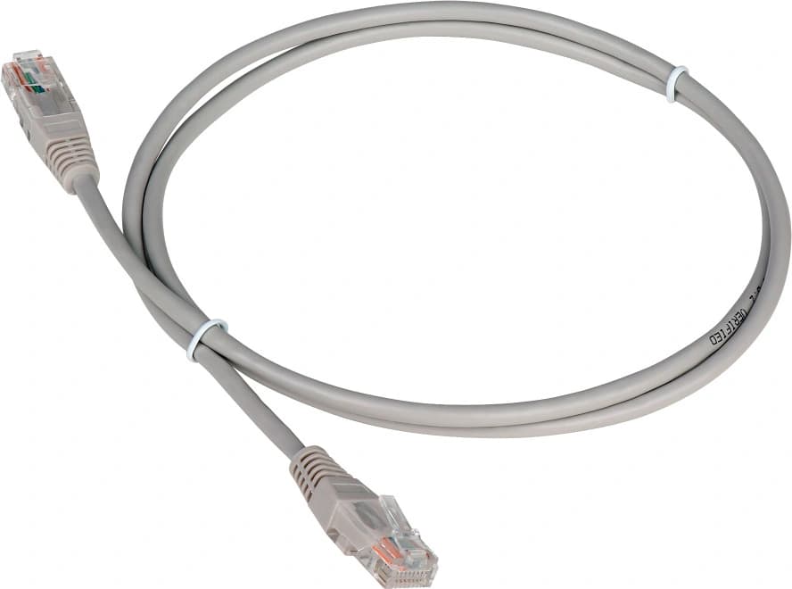 Патч-корд Lanmaster TWT-45-45-20-GY UTP RJ-45 вил.-вилка RJ-45 кат.5E 20м серый ПВХ (уп.:1шт) - фото 1