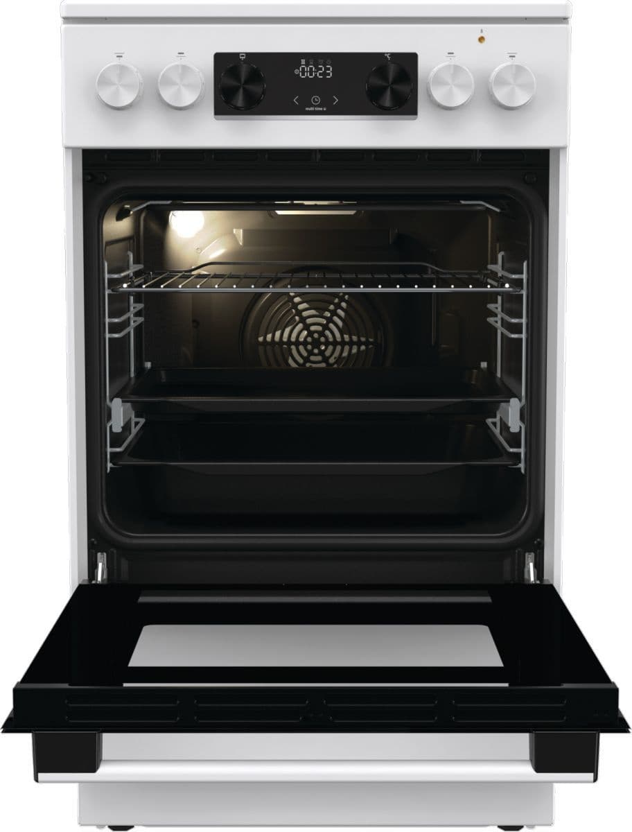 Плита Электрическая Gorenje GECS5C70WA белый/черный стеклокерамика (без крышки) - фото 4