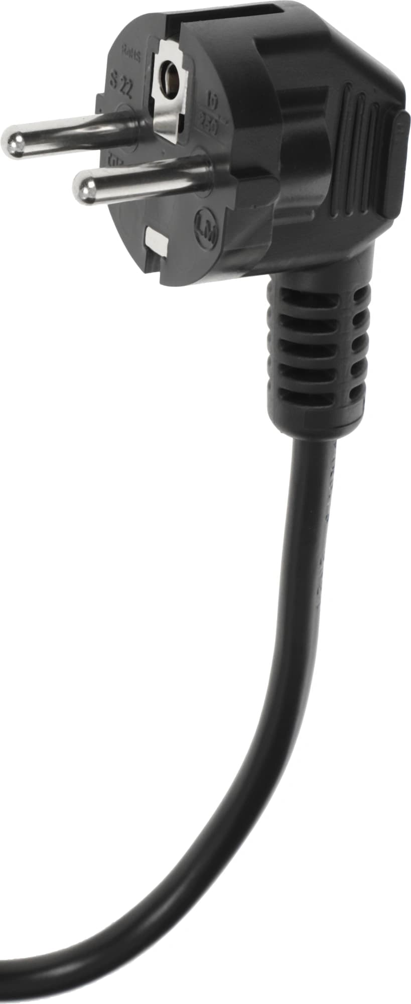 Шнур питания Lanmaster LAN-PP13/SHA-0.5-BK C13-Schuko проводник.:3x0.75мм2 0.5м 220В 10А черный - фото 3