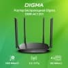 Роутер беспроводной Digma DWR-AC1201 AC1200 10/100BASE-TX черный - фото 3
