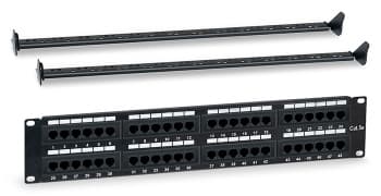 Патч-панель WRline WR-PL-48-C5E-D 19" 2U 48xRJ45 кат.5e - фото 2