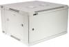Шкаф коммутационный Lanmaster (TWT-CBW3M-12U-6X6-GY) настенный 12U 600x600мм пер.дв.металл задн.дв.спл.стал.лист 2 бок.пан. 60кг серый 441мм 23кг 120град. 635мм IP20 металл - фото 3