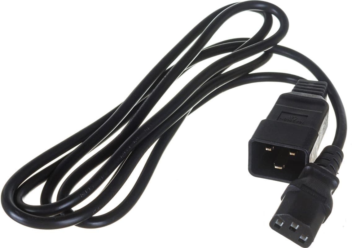 Шнур питания Lanmaster LAN-PP13/20-2.0-BK C13-C20 проводник.:3x0.75мм2 2м 220В 10А черный - фото 4
