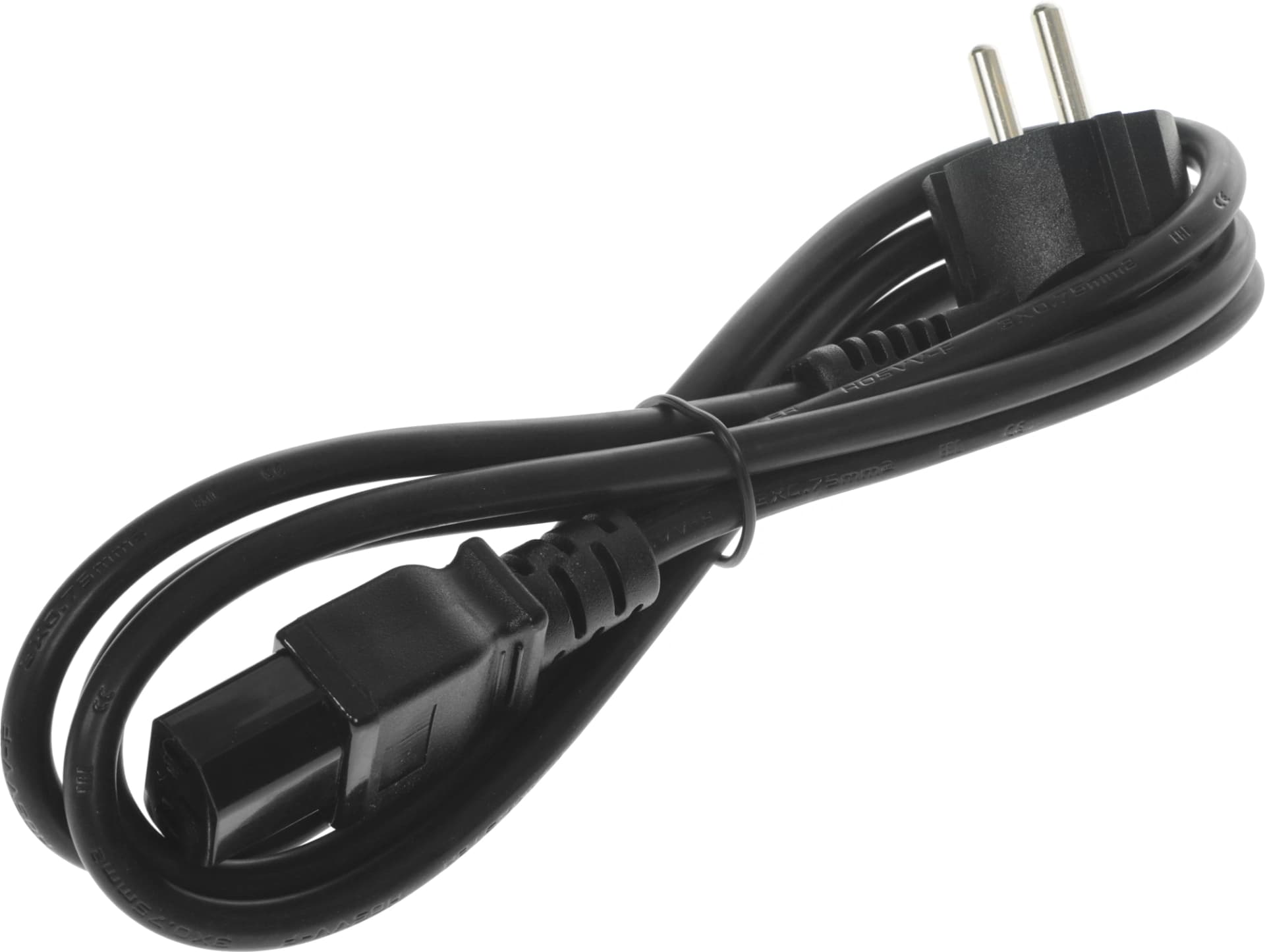 Шнур питания Lanmaster LAN-PP13/SHA-1.5-BK C13-Schuko проводник.:3x0.75мм2 1.5м 220В 10А черный - фото 5