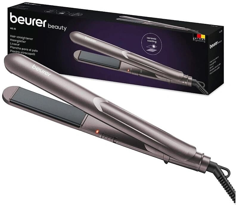 Выпрямитель Beurer HS15 32Вт бордовый макс.темп.:210С покрытие:керамическое (100.74) - фото 4