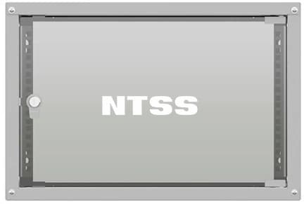 Шкаф коммутационный NTSS (NTSS-WL6U5535GS) настенный 6U 550x350мм пер.дв.стекл несъемн.бок.пан. 30кг серый 270мм 8.3кг 110град. 370мм IP20 укомплектованный - фото 5