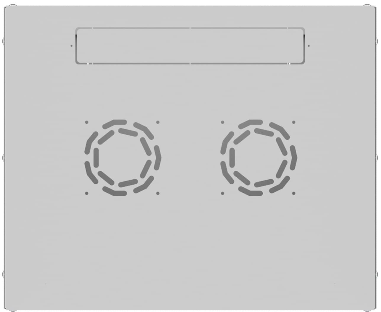 Шкаф коммутационный NTSS Lime (NTSS-WL9U5545GS) настенный 9U 550x450мм пер.дв.стекл несъемн.бок.пан. 30кг серый 370мм 12кг 110град. 500мм IP20 укомплектованный - фото 4