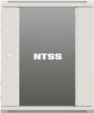 Шкаф коммутационный NTSS Премиум (NTSS-W15U6045GS-2) настенный 15U 600x450мм пер.дв.стекл 60кг серый 365мм 27кг 220град. 770мм IP20 сталь - фото 5