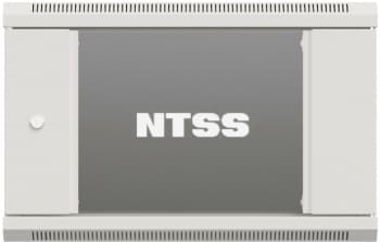 Шкаф коммутационный NTSS Премиум (NTSS-W15U6060GS) настенный 15U 600x600мм пер.дв.стекл 60кг серый 500мм 220град. IP20 сталь - фото 2