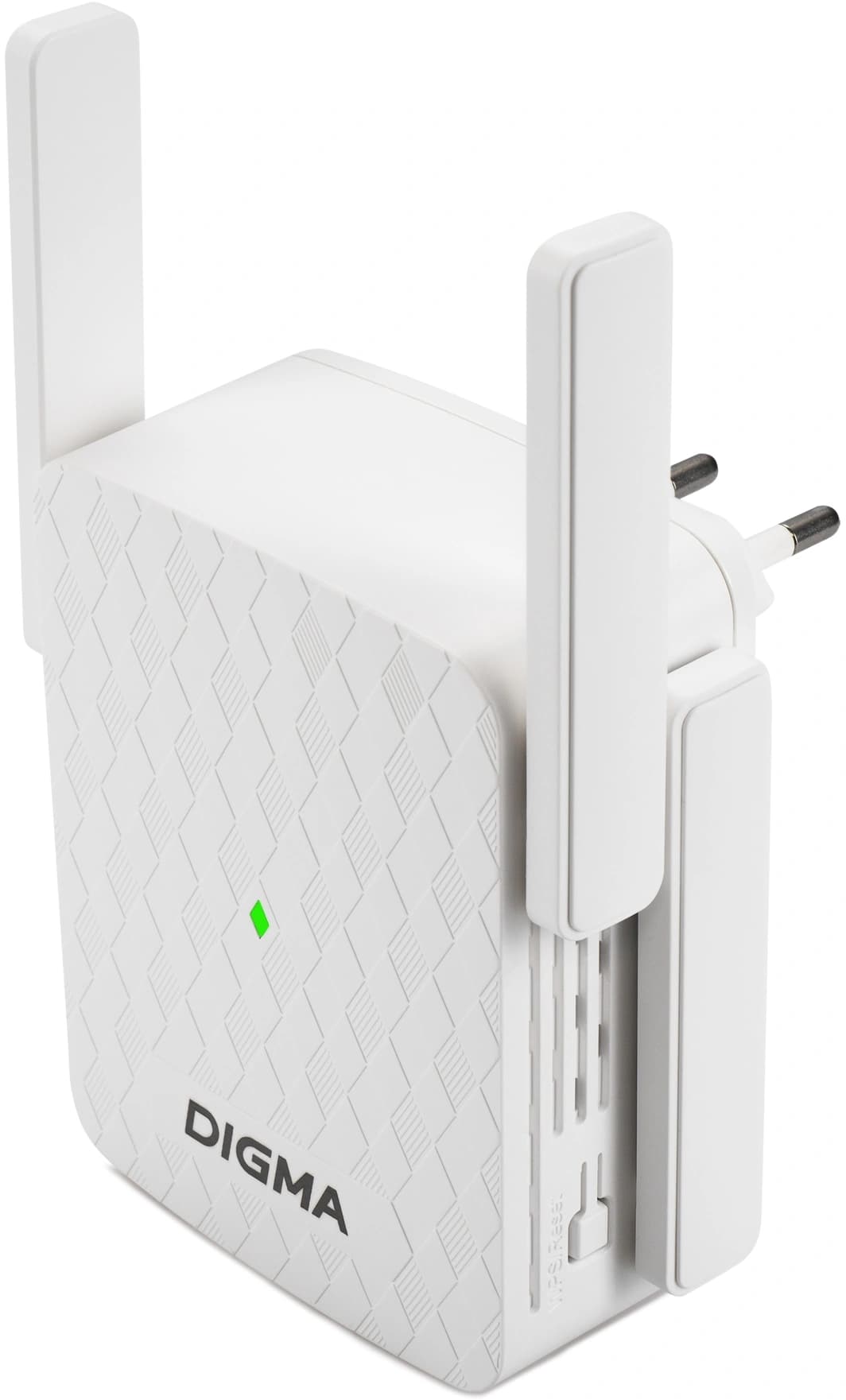 Повторитель беспроводного сигнала Digma D-WR310 (D-WR310V2) N300 Wi-Fi белый - фото 4