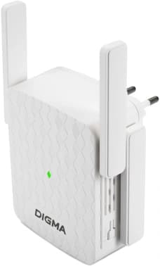 Повторитель беспроводного сигнала Digma D-WR310 (D-WR310V2) N300 Wi-Fi белый - фото 5