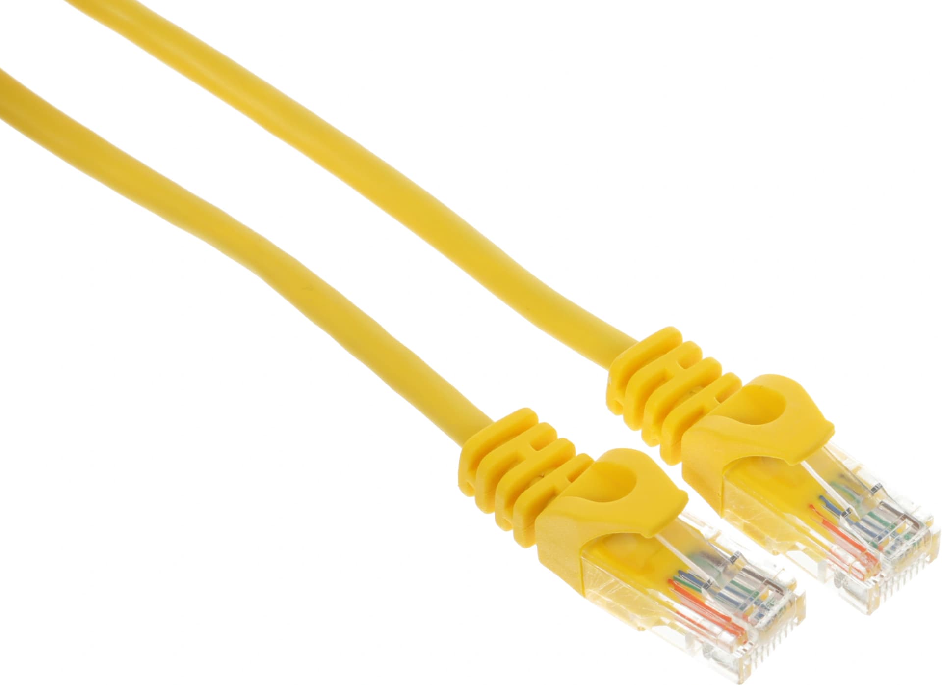 Патч-корд ITK Generica PC05-C5EU-3M-G U/UTP RJ-45 вил.-вилка RJ-45 кат.5E 3м желтый ПВХ - фото 1