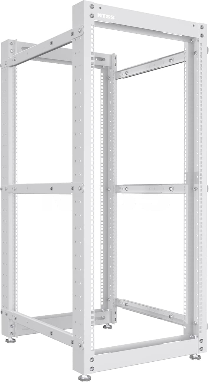 Стойка двухрамная NTSS NTSS-2POR24U/600-1000 24U 538ммx1000мм 730кг серый - фото 1