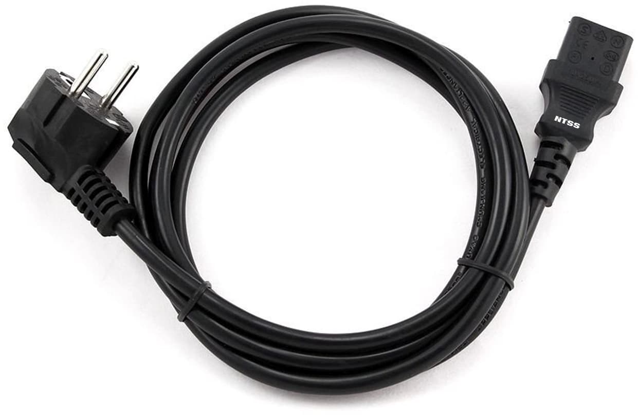 Шнур питания NTSS NTSS-PC13771 C13-Schuko проводник.:3x0.75мм2 1.8м 220/250В 10А черный - фото 1