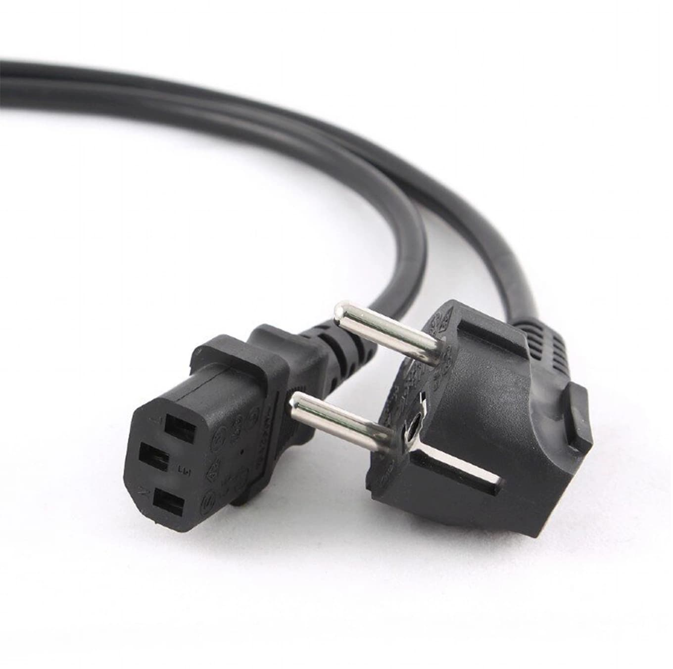 Шнур питания NTSS NTSS-PC13771 C13-Schuko проводник.:3x0.75мм2 1.8м 220/250В 10А черный - фото 4