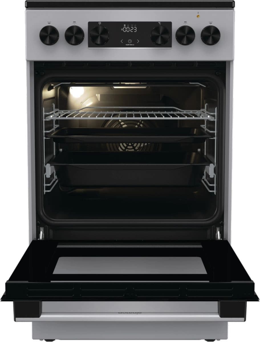 Плита Электрическая Gorenje GEC5C41SG серый стеклокерамика (без крышки) - фото 5