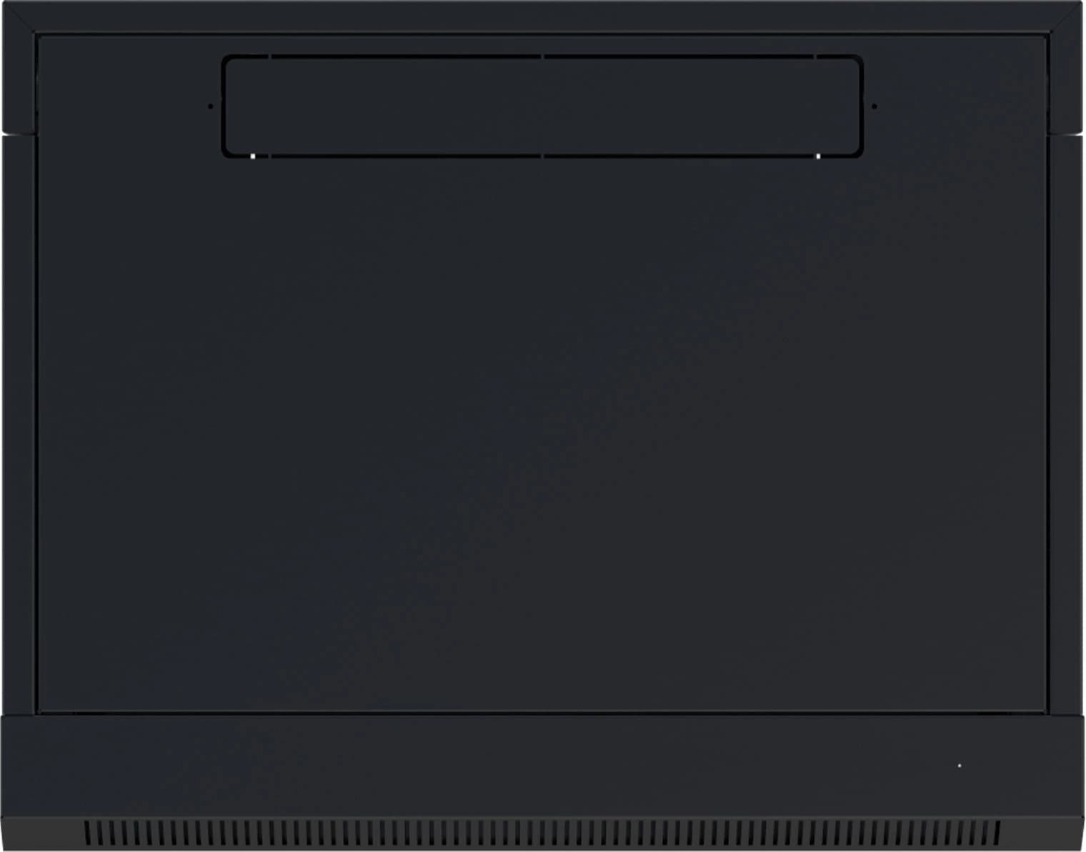 Шкаф коммутационный NTSS (NTSS-W6U6060GS-BL) настенный 6U 570x600мм пер.дв.стекл 60кг черный 500мм 18.8кг 220град. 370мм IP20 сталь - фото 5