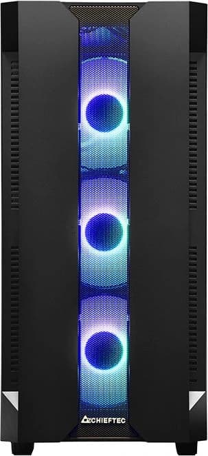 Корпус Chieftec Hunter черный без БП ATX 4x120mm 4x140mm 2xUSB3.1 audio bott PSU - фото 3
