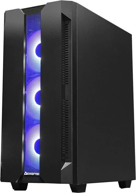 Корпус Chieftec Hunter черный без БП ATX 4x120mm 4x140mm 2xUSB3.1 audio bott PSU - фото 5