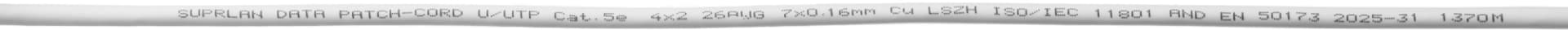 Патч-корд Suprlan 10-0144 UTP RJ-45 вил.-вилка RJ-45 кат.5E 3м серый LSZH 26AWG - фото 4