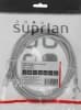 Патч-корд Suprlan 10-0144 UTP RJ-45 вил.-вилка RJ-45 кат.5E 3м серый LSZH 26AWG - фото 3