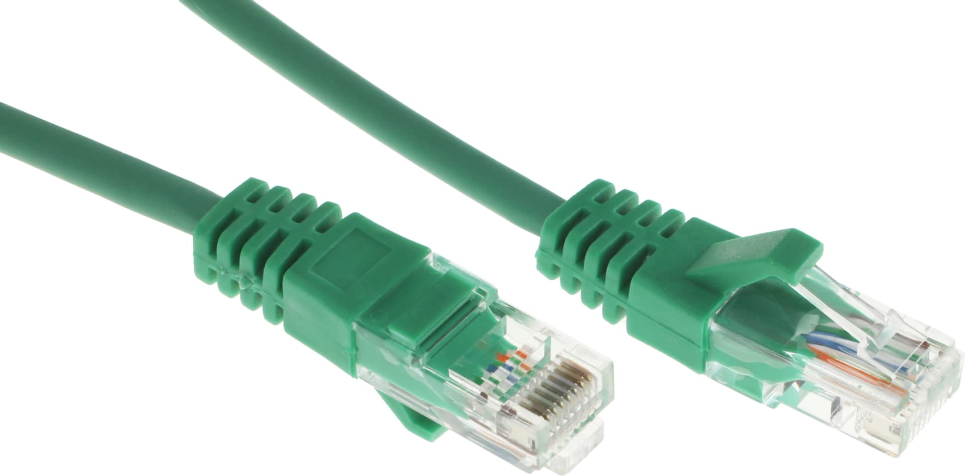 Патч-корд Suprlan 10-0156 UTP RJ-45 вил.-вилка RJ-45 кат.5E 0.5м зеленый LSZH 26AWG - фото 5