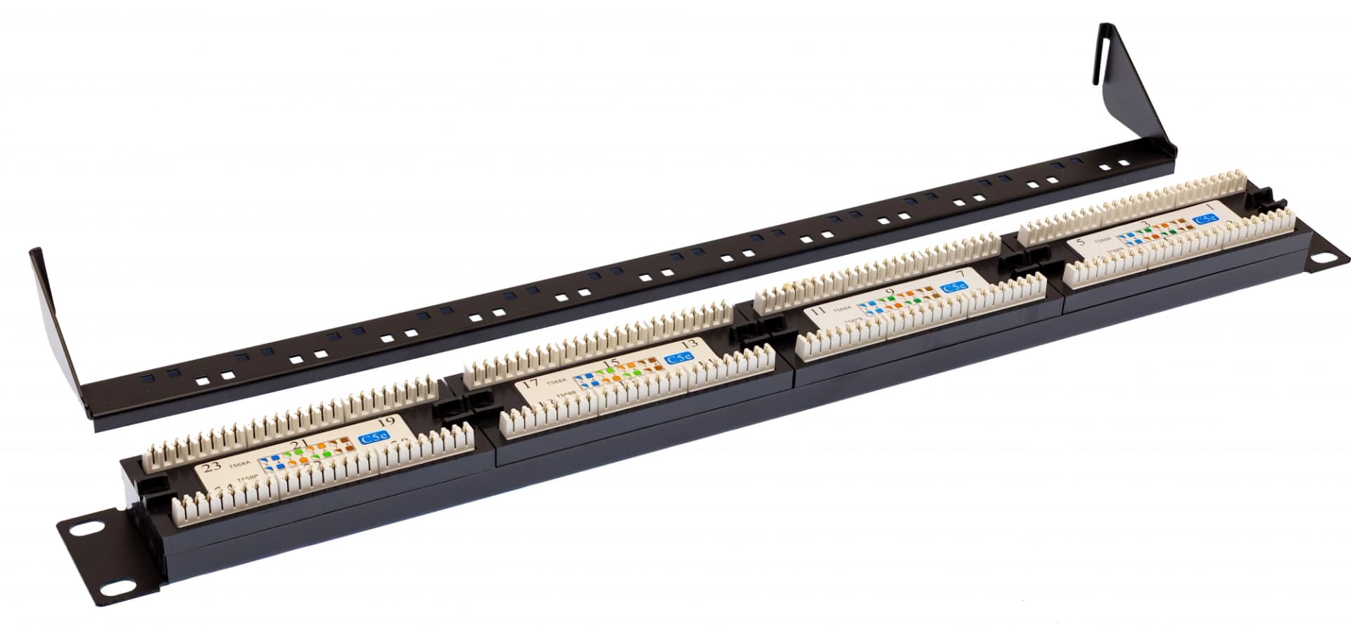 Патч-панель Suprlan 10-0403 19" 1U 24xRJ45 кат.5E UTP - фото 2