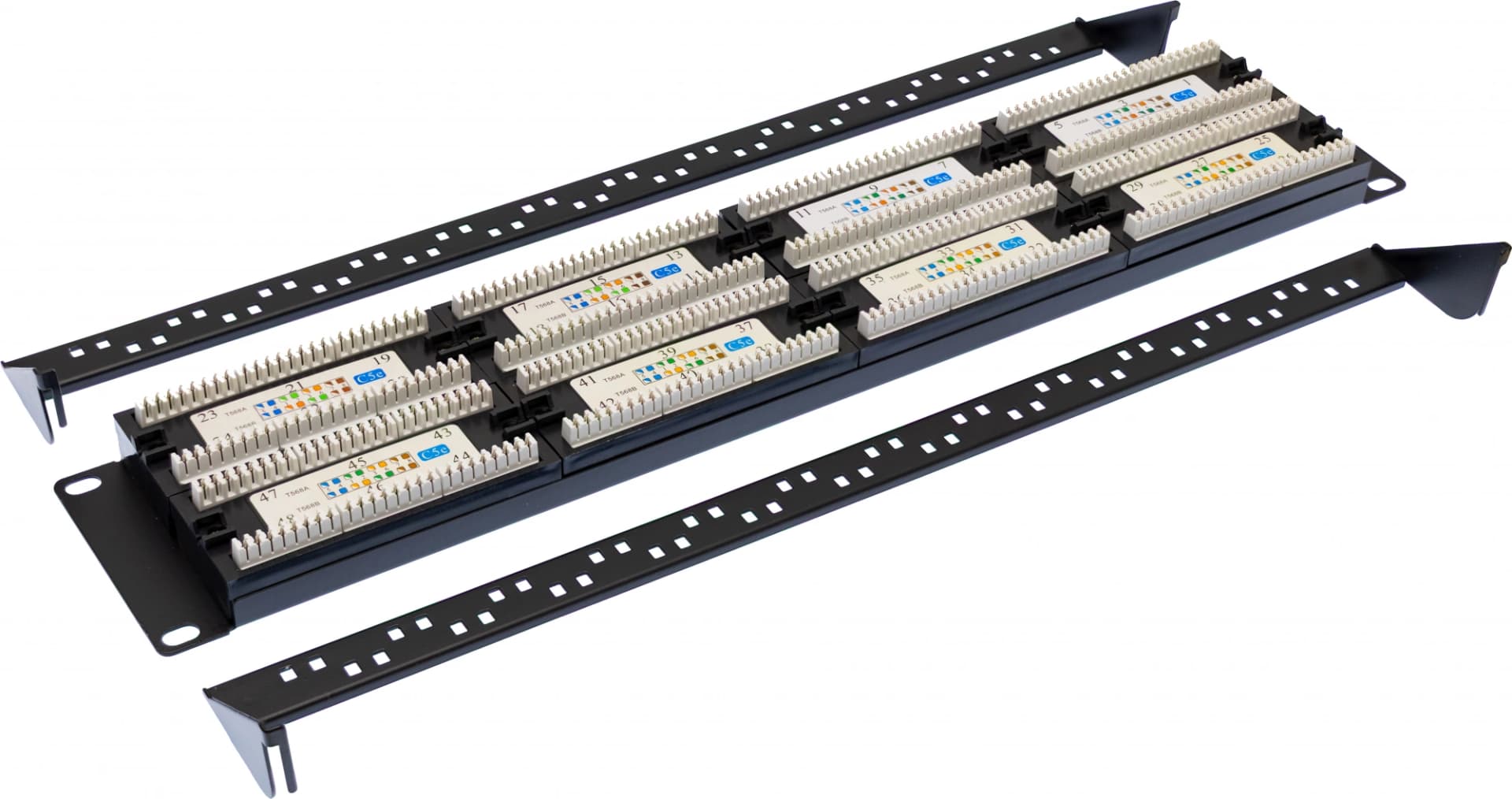Патч-панель Suprlan 10-0405 19" 2U 48xRJ45 кат.5E UTP - фото 1