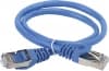 Патч-корд ITK PC03-C5EFL-1M F/FTP RJ-45 вил.-вилка RJ-45 кат.5E 1м синий LSZH - фото 3