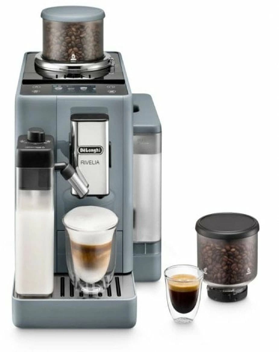 Кофемашина Delonghi Rivelia EXAM440.55.G 1450Вт серый - фото 4